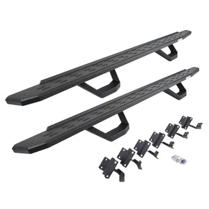 Go Rhino 6961558720T 2015-2024 Ford F150 King Ranch/Lariat/Platinum/XL/XLT RB Series RB30 Running Boards with Mounting Brackets, 2 Pairs Drop Steps Kit