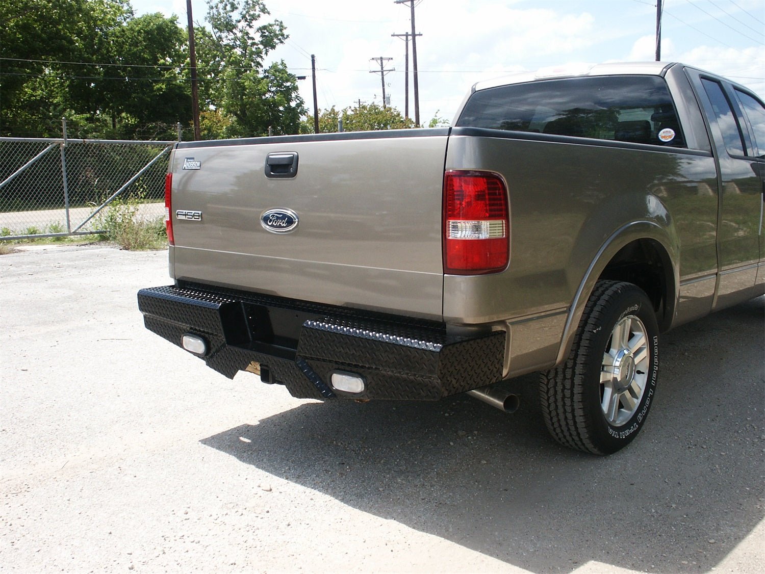 Frontier 100 - 10 - 6013 Diamond 2006 - 2008 Ford F150 Rear Bumper - Rugged Truck Gear