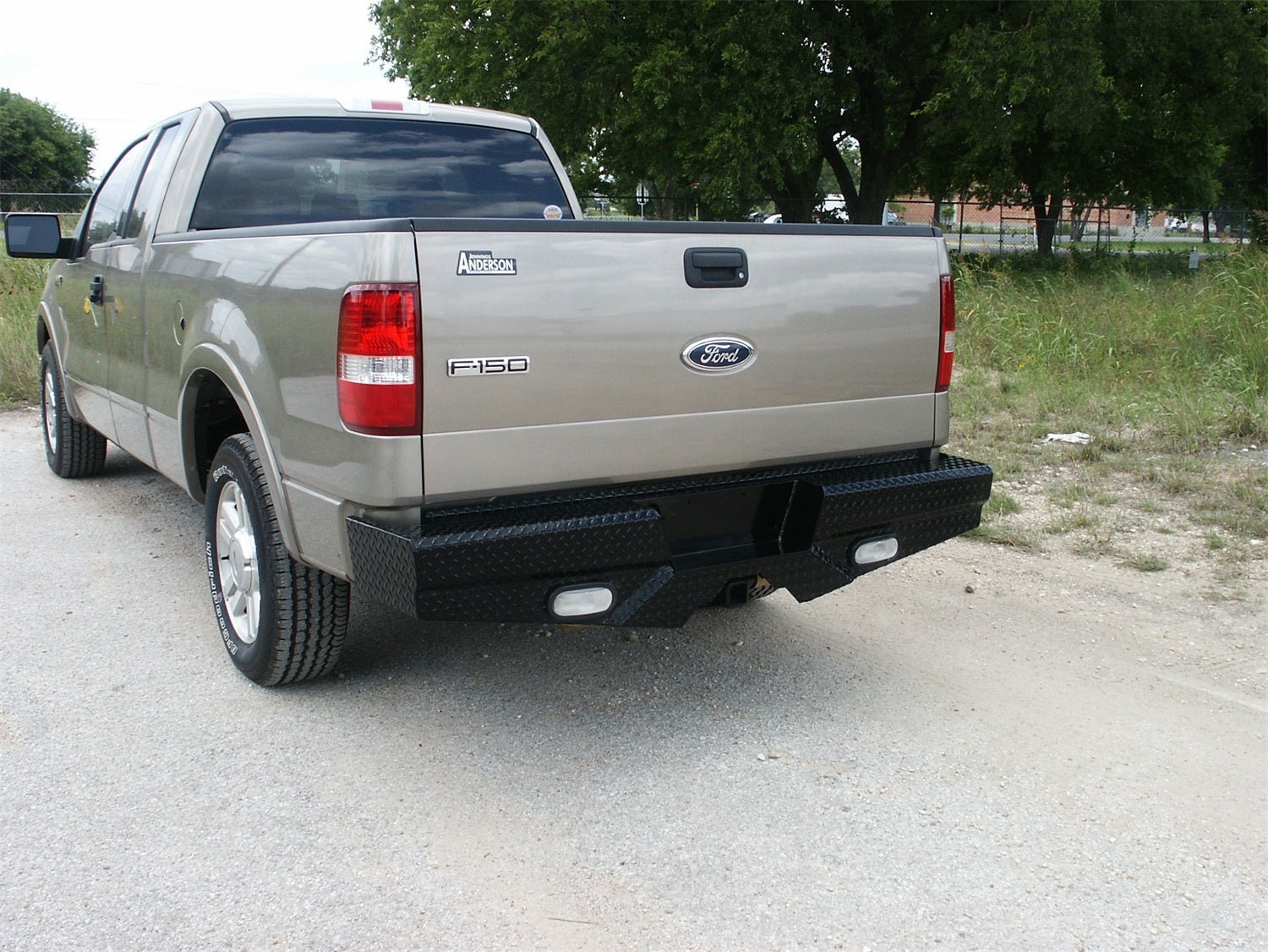 Frontier 100 - 10 - 6013 Diamond 2006 - 2008 Ford F150 Rear Bumper - Rugged Truck Gear