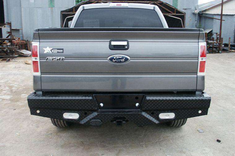 Frontier 100 - 10 - 9011 Diamond Ford F150 2009 - 2014 Rear Bumper - Rugged Truck Gear