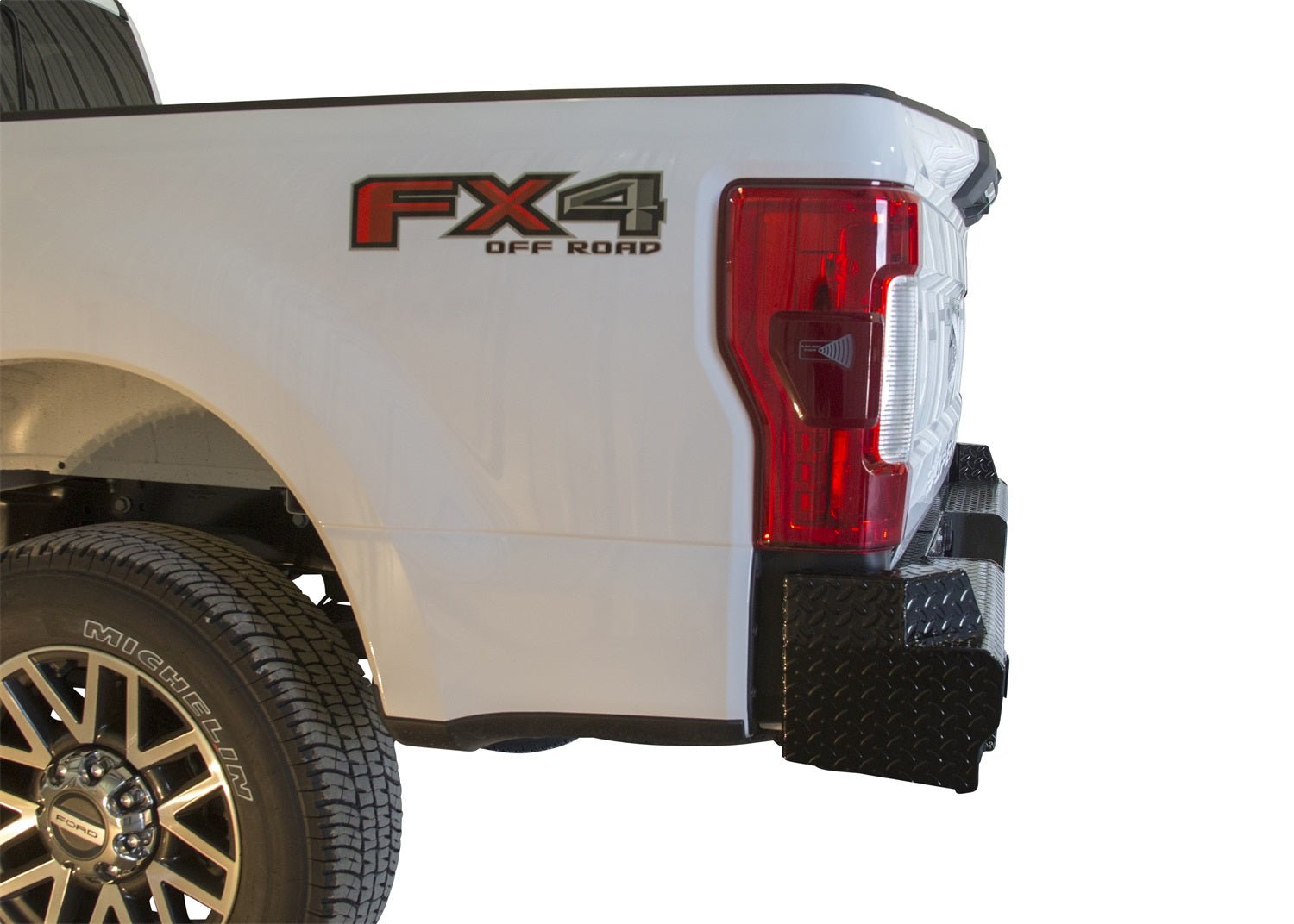 Frontier 100 - 11 - 7008 Diamond Ford F250/F350 Superduty 2017 - 2024 Rear Bumper - Rugged Truck Gear