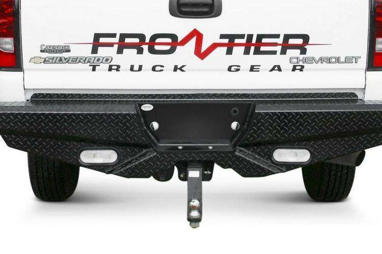 Frontier 100 - 20 - 1006 Diamond GMC Sierra 2500/3500 HD 2001 - 2006 Rear Bumper - Rugged Truck Gear