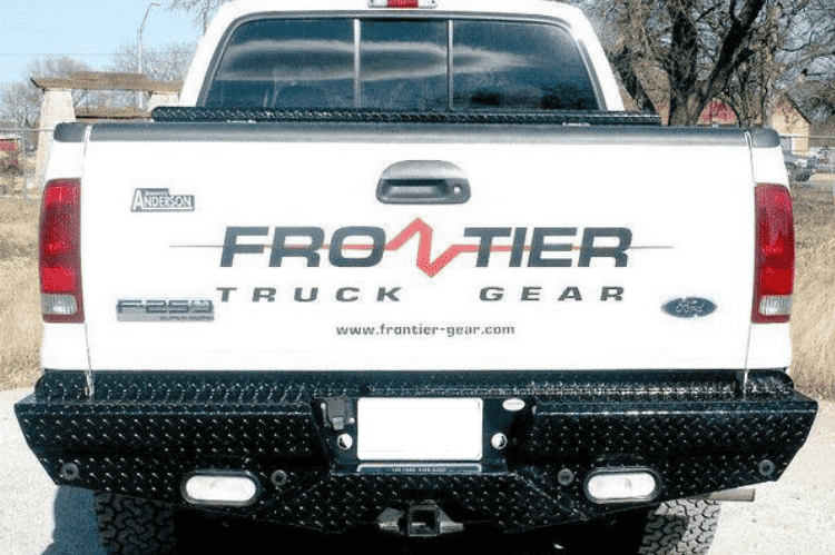 Frontier 100 - 20 - 1007 Diamond GMC Sierra 2500/3500 HD 2001 - 2006 Rear Bumper - Rugged Truck Gear