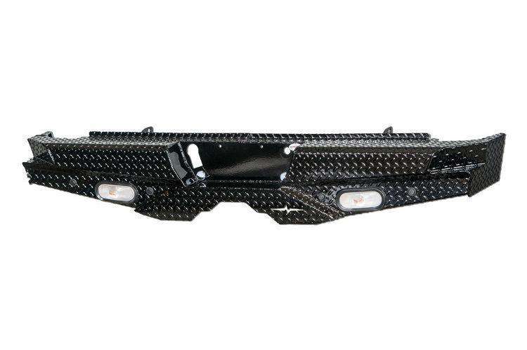 Frontier 100-20-7008 Diamond Chevy Silverado 1500 2007-2013 Rear Bumper With Sensors-BumperStock