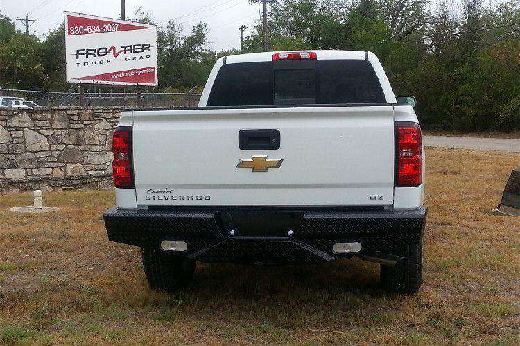 Frontier 100-20-7012 Diamond GMC Sierra 2500/3500 HD 2007-2010 Rear Bumper-BumperStock