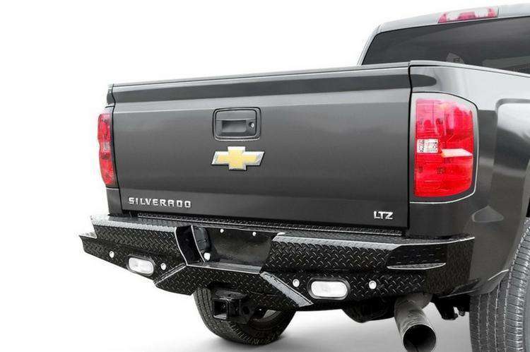 Frontier 100 - 21 - 5012 Diamond GMC Sierra 1500 2014 - 2018 Rear Bumper - Rugged Truck Gear