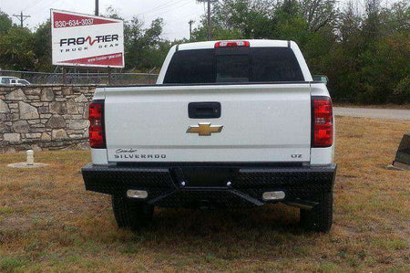 Frontier 100 - 21 - 5012 Diamond GMC Sierra 2500/3500 HD 2015 - 2019 Rear Bumper - Rugged Truck Gear