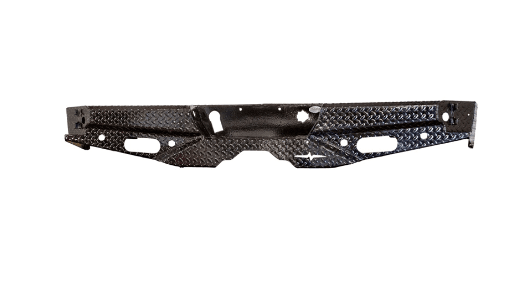 Frontier 100 - 21 - 9013 Diamond Chevy Silverado 1500 2019 - 2020 Rear Bumper - Rugged Truck Gear