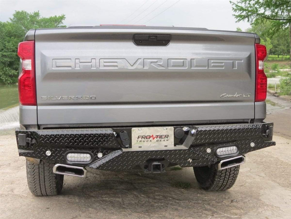 Frontier 100 - 21 - 9013 Diamond GMC Sierra 1500 2019 - 2020 Rear Bumper - Rugged Truck Gear