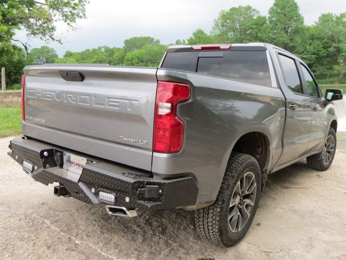 Frontier 100 - 21 - 9013 Diamond GMC Sierra 1500 2019 - 2020 Rear Bumper - Rugged Truck Gear