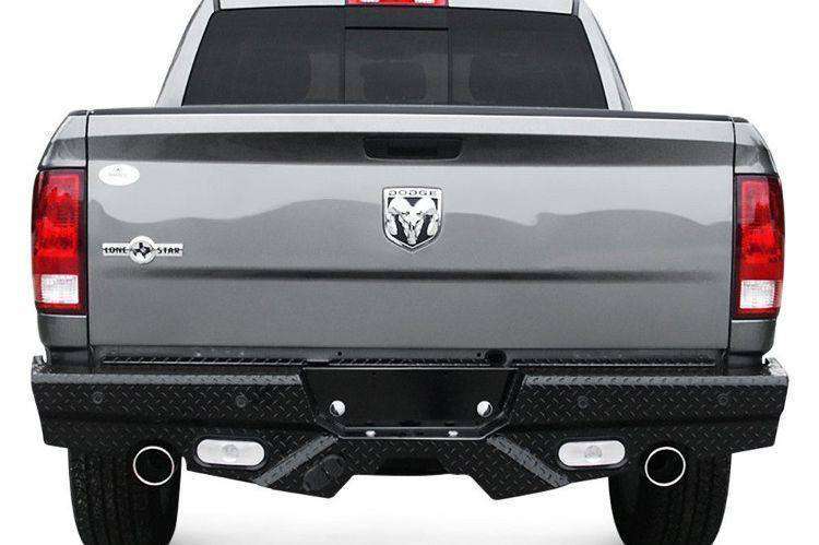 Frontier 100 - 40 - 9003 Diamond Dodge Ram 1500 2009 - 2018 Rear Bumper - Rugged Truck Gear