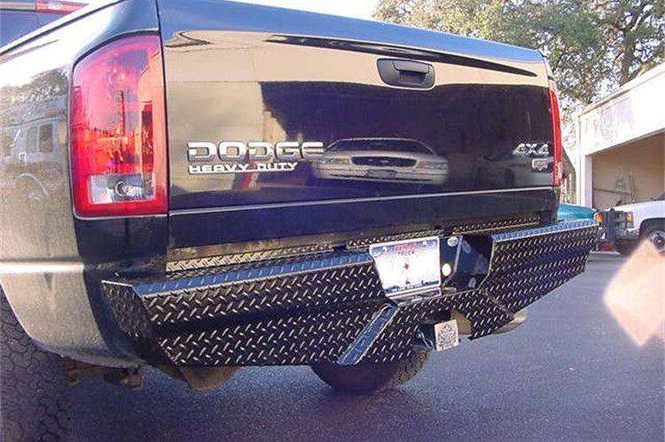 Frontier 100 - 49 - 8003 Diamond Dodge Ram 2500/3500 2003 - 2008 Rear Bumper - Rugged Truck Gear