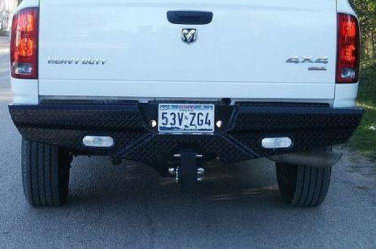 Frontier 100 - 49 - 8004 Diamond Dodge Ram 2500/3500 2003 - 2008 Rear Bumper - Rugged Truck Gear