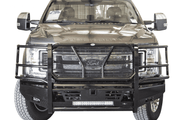 Frontier 130 - 11 - 7005 Ford F250/F350 Superduty 2017 - 2019 Pro Front Bumper with Short Receiver - Rugged Truck Gear