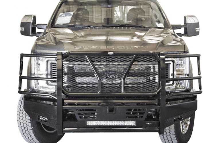 Frontier 130 - 11 - 7006 Ford F250/F350 Superduty 2017 - 2019 Pro Front Bumper with Light Bar - Rugged Truck Gear