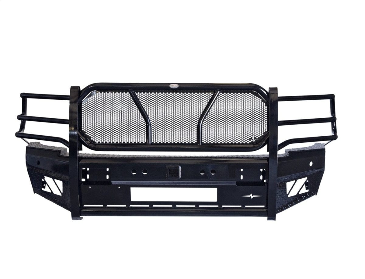 Frontier 130 - 41 - 0007 Dodge Ram 2500/3500 2010 - 2018 Pro Front Bumper with Sensor Holes and Light Bar - Rugged Truck Gear