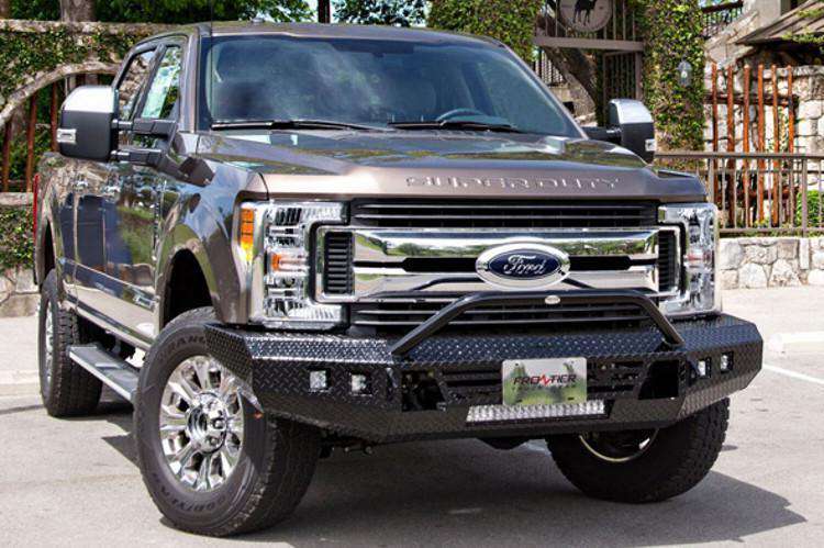 Frontier 140 - 11 - 7012 Ford F250/F350 Superduty 2017 - 2019 Sport Front Bumper with Light Bar - Rugged Truck Gear