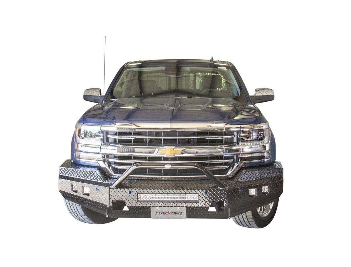 Frontier 140 - 21 - 6014 Sport Chevy Silverado 1500 2016 - 2018 Front Bumper - Rugged Truck Gear