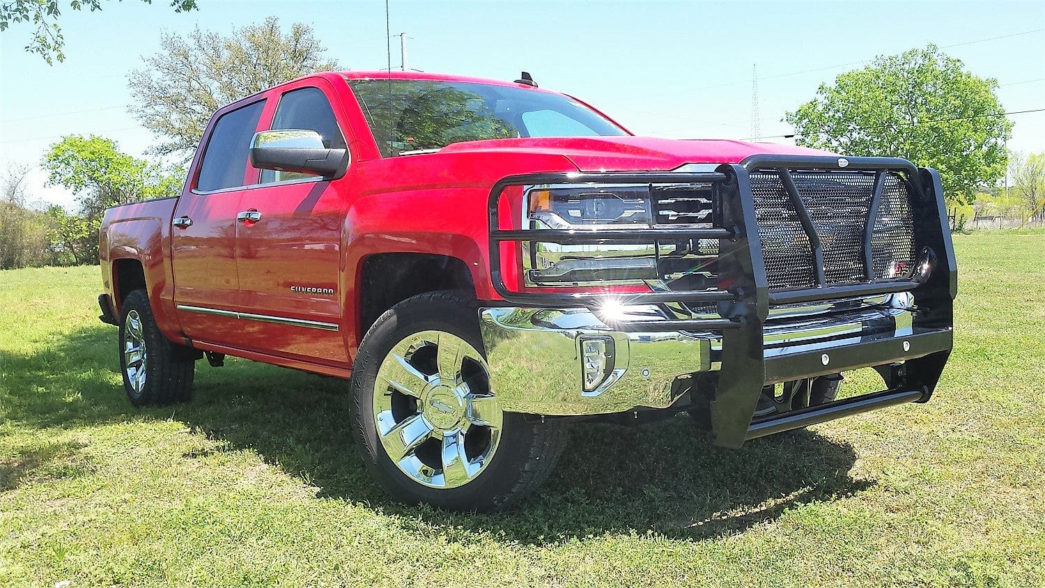 Frontier 200 - 21 - 4011 2014 - 2018 Chevy Silverado 1500 Grille Guard - Rugged Truck Gear