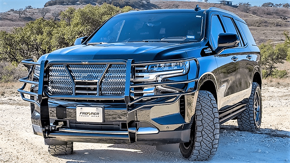 Frontier 200 - 22 - 1003 2021 - 2022 Chevy Tahoe/Suburban Grille Guard - Rugged Truck Gear