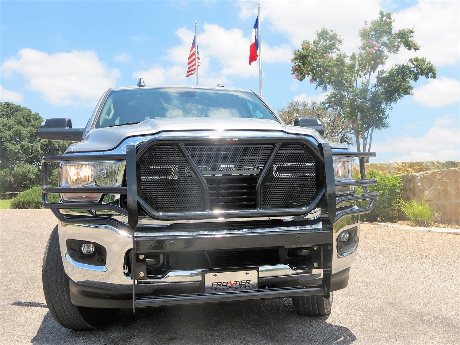 Frontier 200 - 41 - 9008 2019 - 2023 Ram 2500/3500 Grille Guard - Rugged Truck Gear
