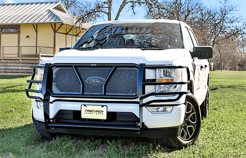 Frontier 200 - 52 - 1004 2021 - 2023 Ford F150 Grille Guard - Rugged Truck Gear
