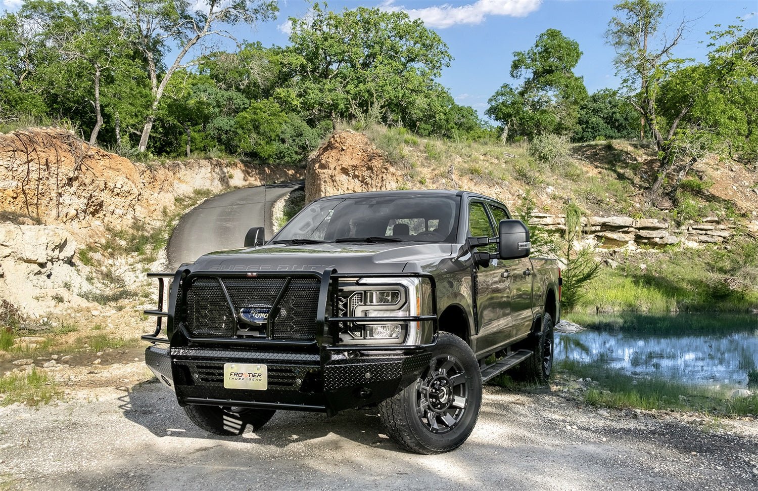 Frontier 300 - 12 - 3007 Ford F250/F350 Super Duty 2023 - 2024 Front Bumper - Rugged Truck Gear