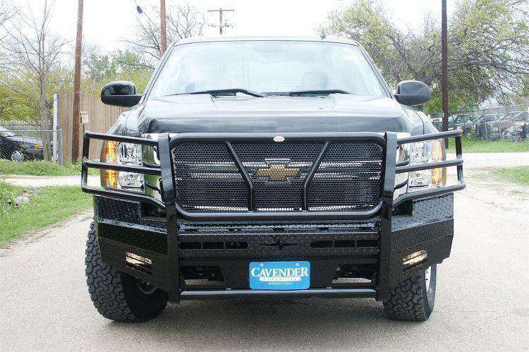 Frontier 300 - 20 - 7005 Chevy Silverado 2500/3500 HD 2007 - 2010 Front Bumper - Rugged Truck Gear
