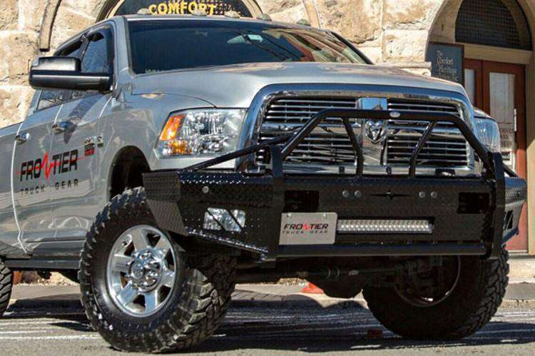 Frontier 600 - 41 - 0006 Dodge Ram 2500/3500 2010 - 2018 Xtreme Front Bumper with Sensor Holes - Rugged Truck Gear