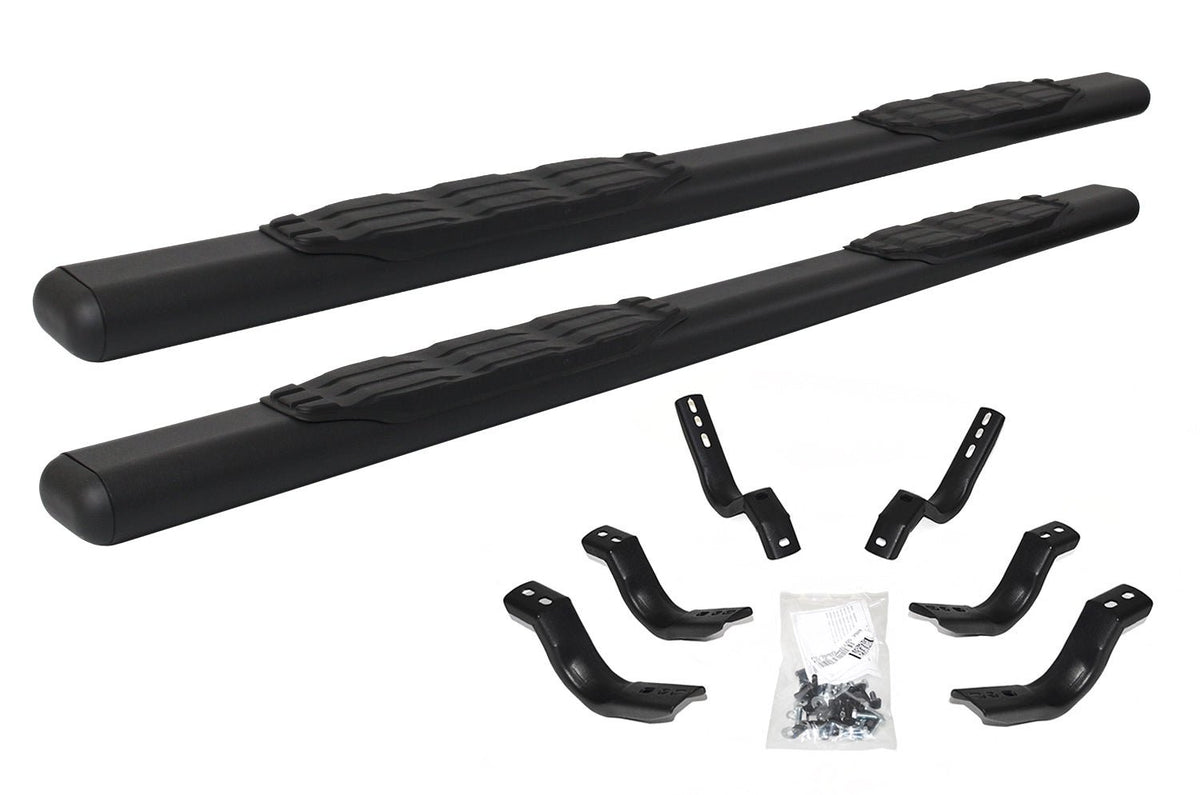 Go Rhino 105435180T 2004 - 2015 Nissan TITAN 1000 Series 5" Side Steps with Mounting Bracket Kit - Rugged Truck Gear