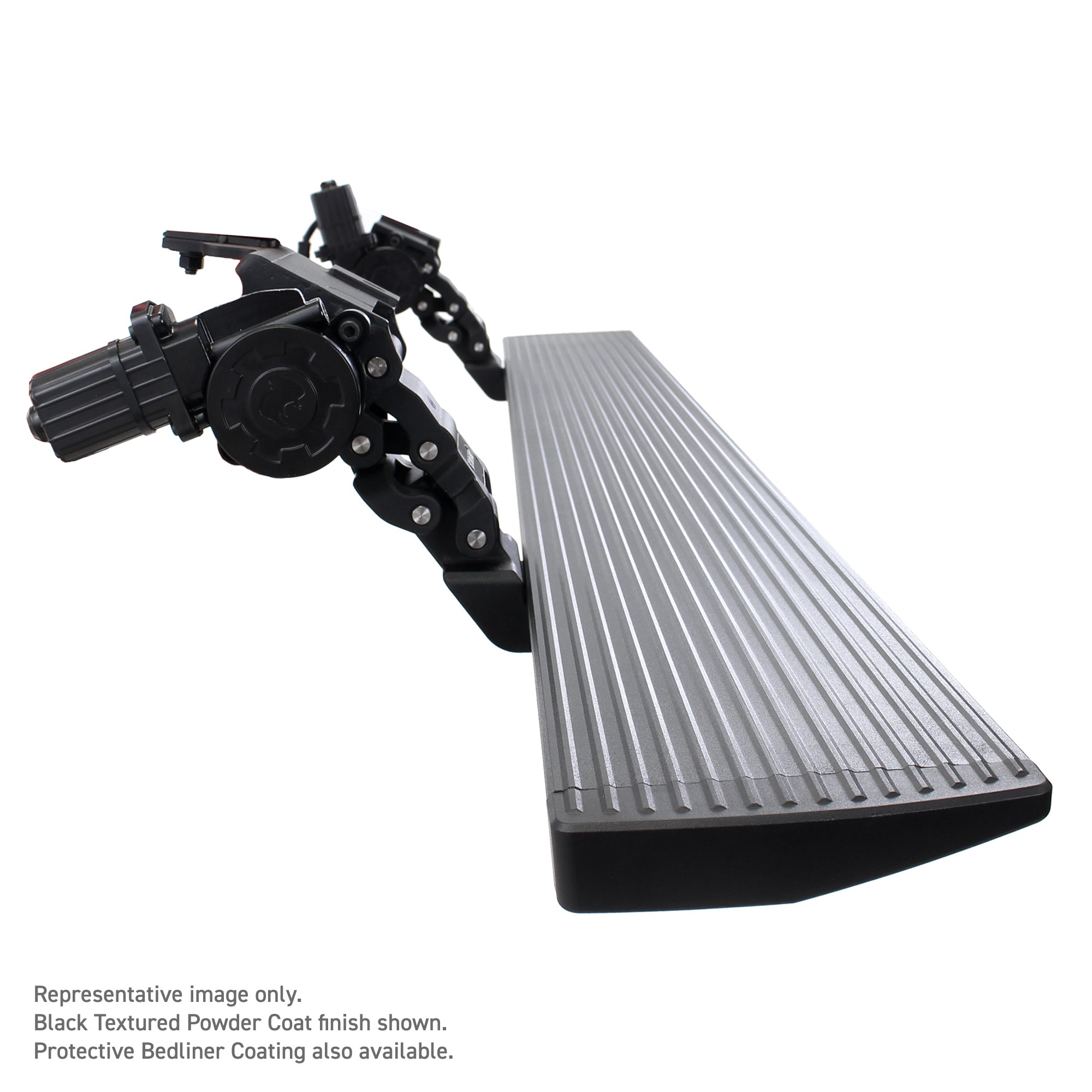 Go Rhino 20404780T 2015 - 2019 Chevy Silverado 2500 HD E1 Series Electric Running Board Kit - Rugged Truck Gear