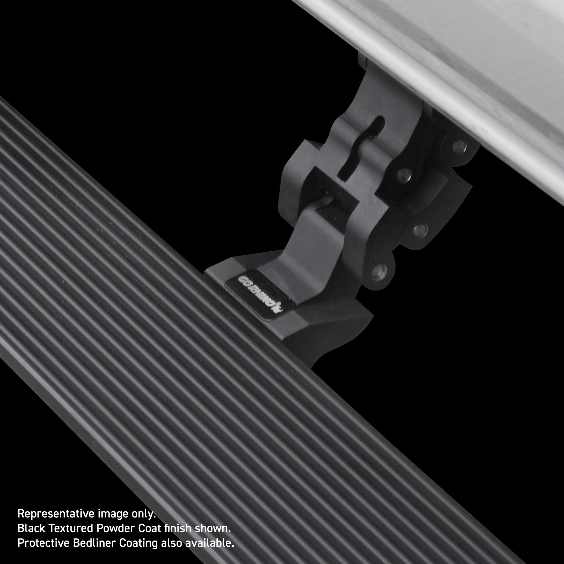 Go Rhino 20404880T 2020 - 2024 Chevy Silverado 2500/3500 HD E1 Series Electric Running Board Kit - Rugged Truck Gear