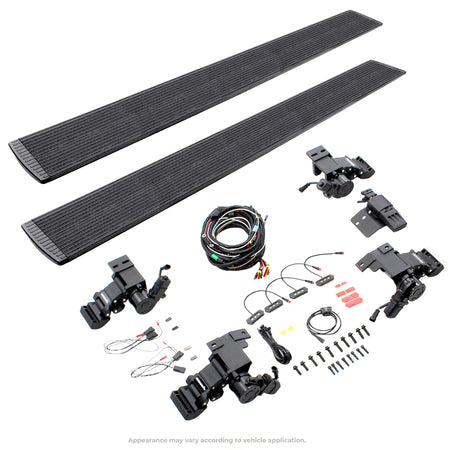 Go Rhino 20404887T 2020 - 2024 GMC Sierra 2500/3500 HD E1 Series Electric Running Board Kit - Rugged Truck Gear