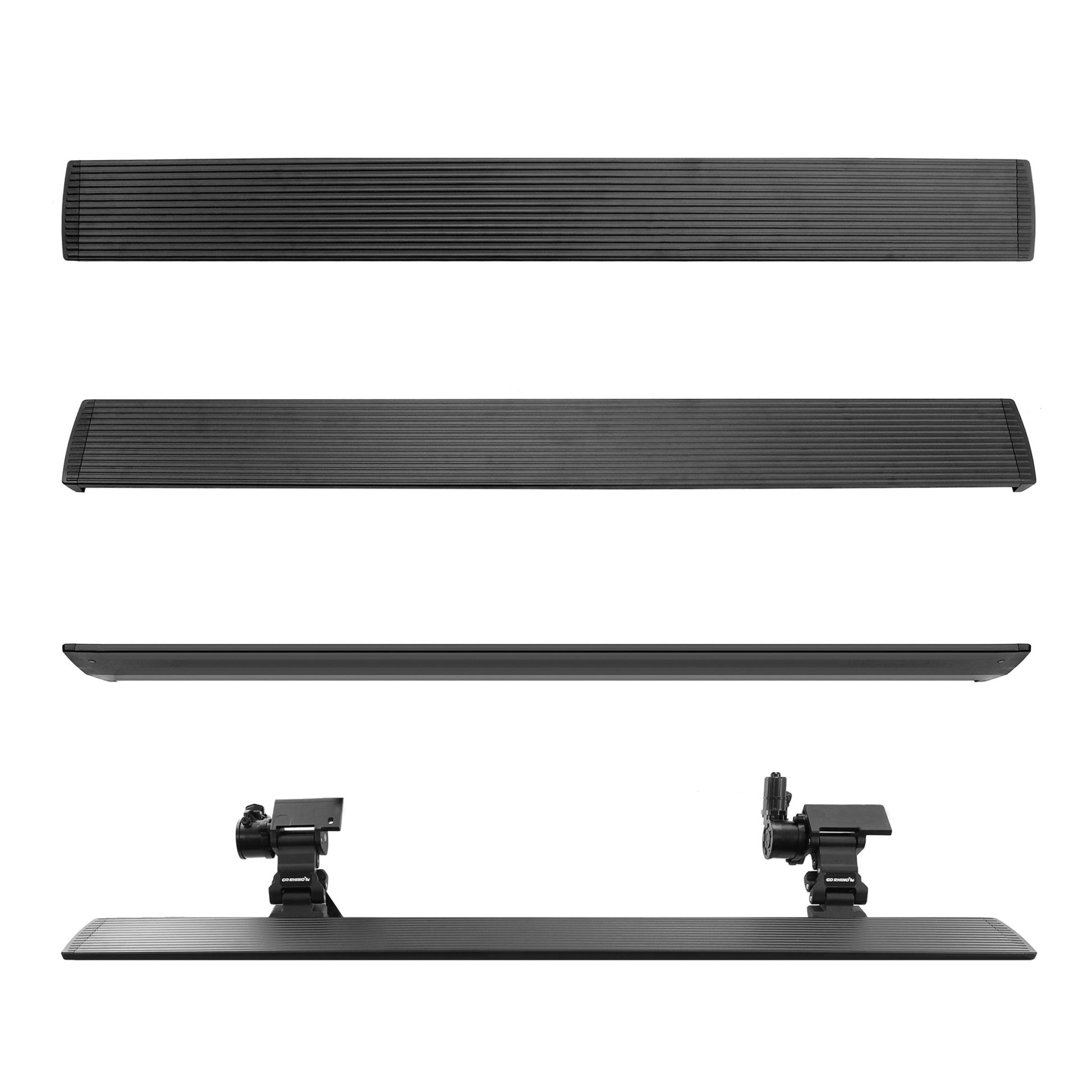 Go Rhino 20410125PC 2013 - 2018 Mercedes - Benz Sprinter 2500/3500 E1 Series Electric Running Board Kit - Rugged Truck Gear