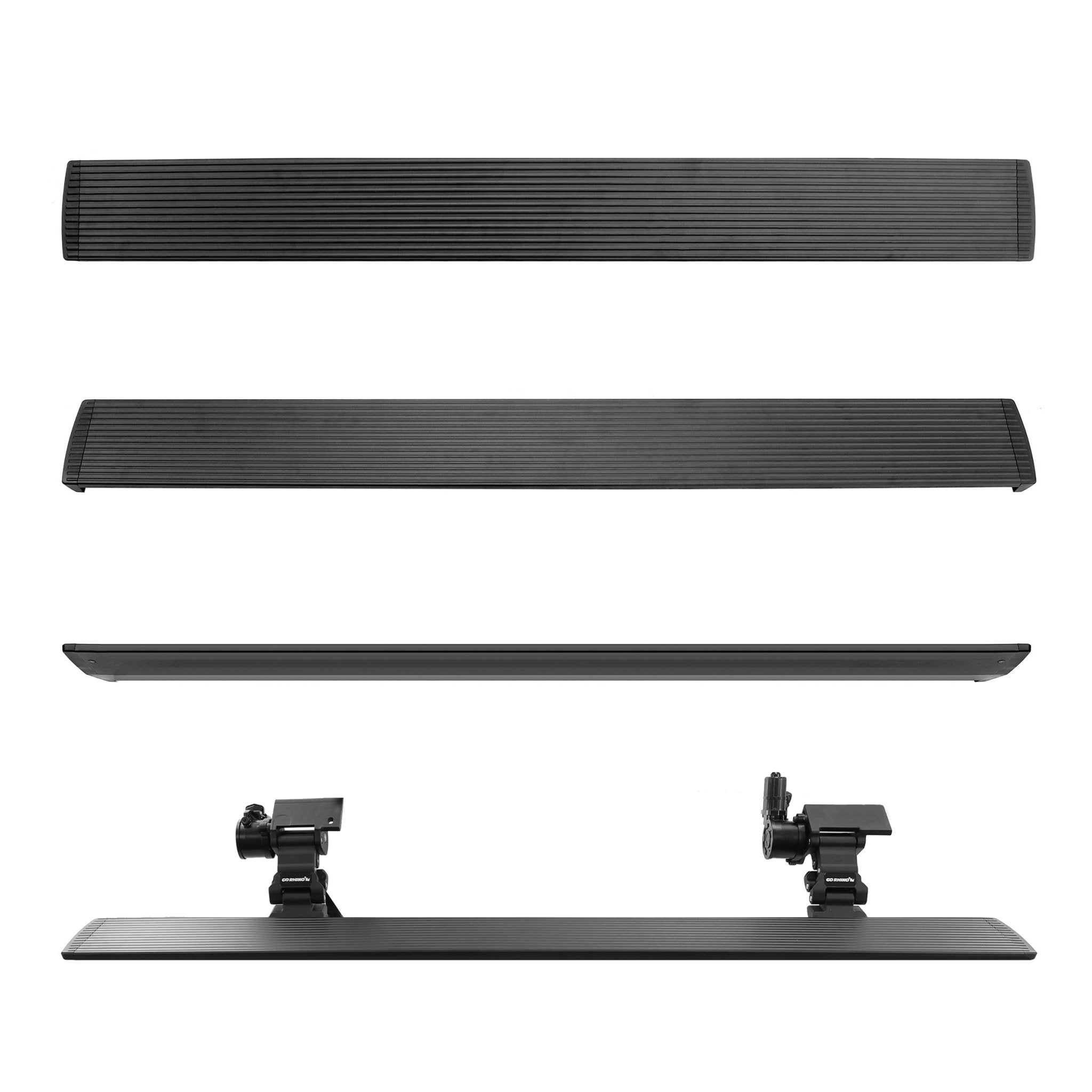Go Rhino 20410125PC 2013 - 2018 Mercedes - Benz Sprinter 2500/3500 E1 Series Electric Running Board Kit - Rugged Truck Gear
