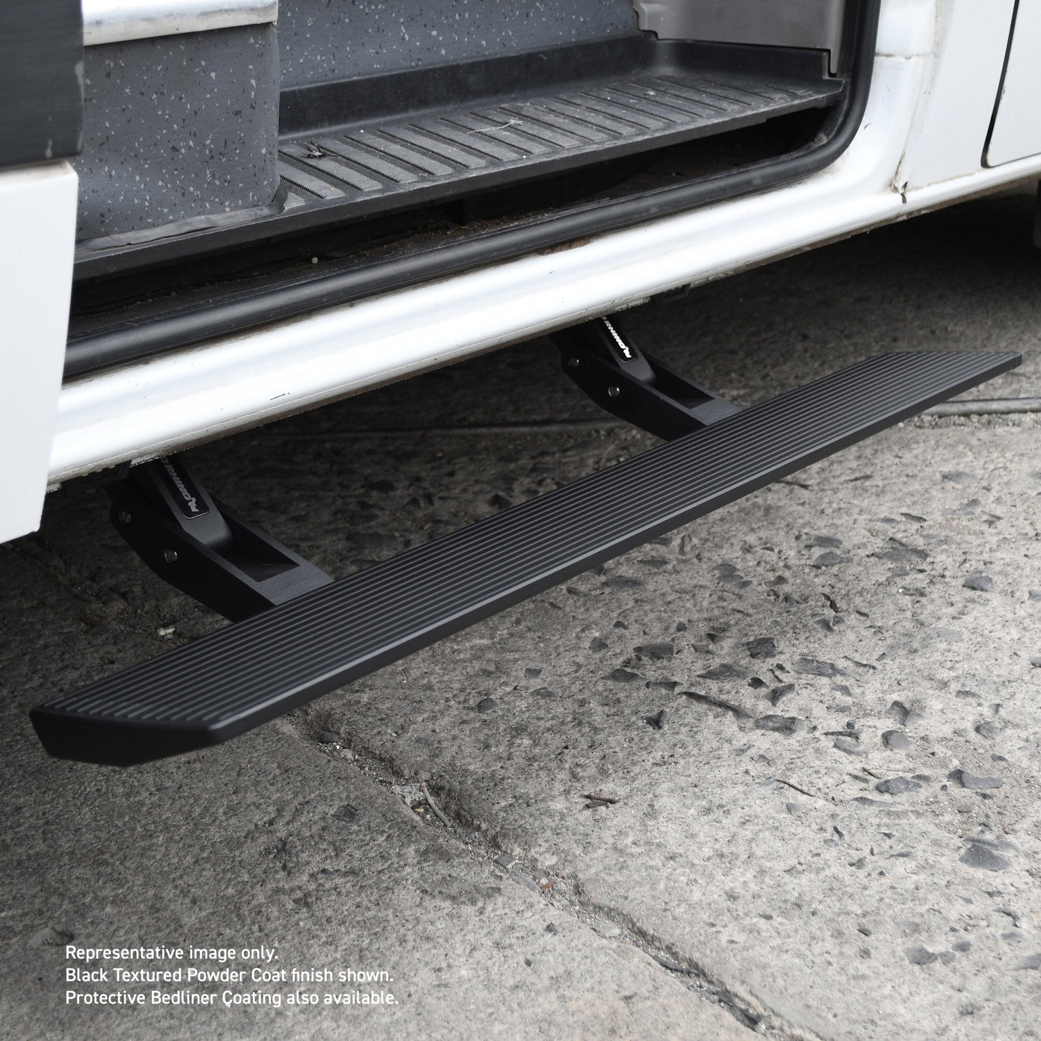 Go Rhino 20410125T 2013 - 2018 Mercedes - Benz Sprinter 2500/3500 E1 Series Electric Running Board Kit - Rugged Truck Gear