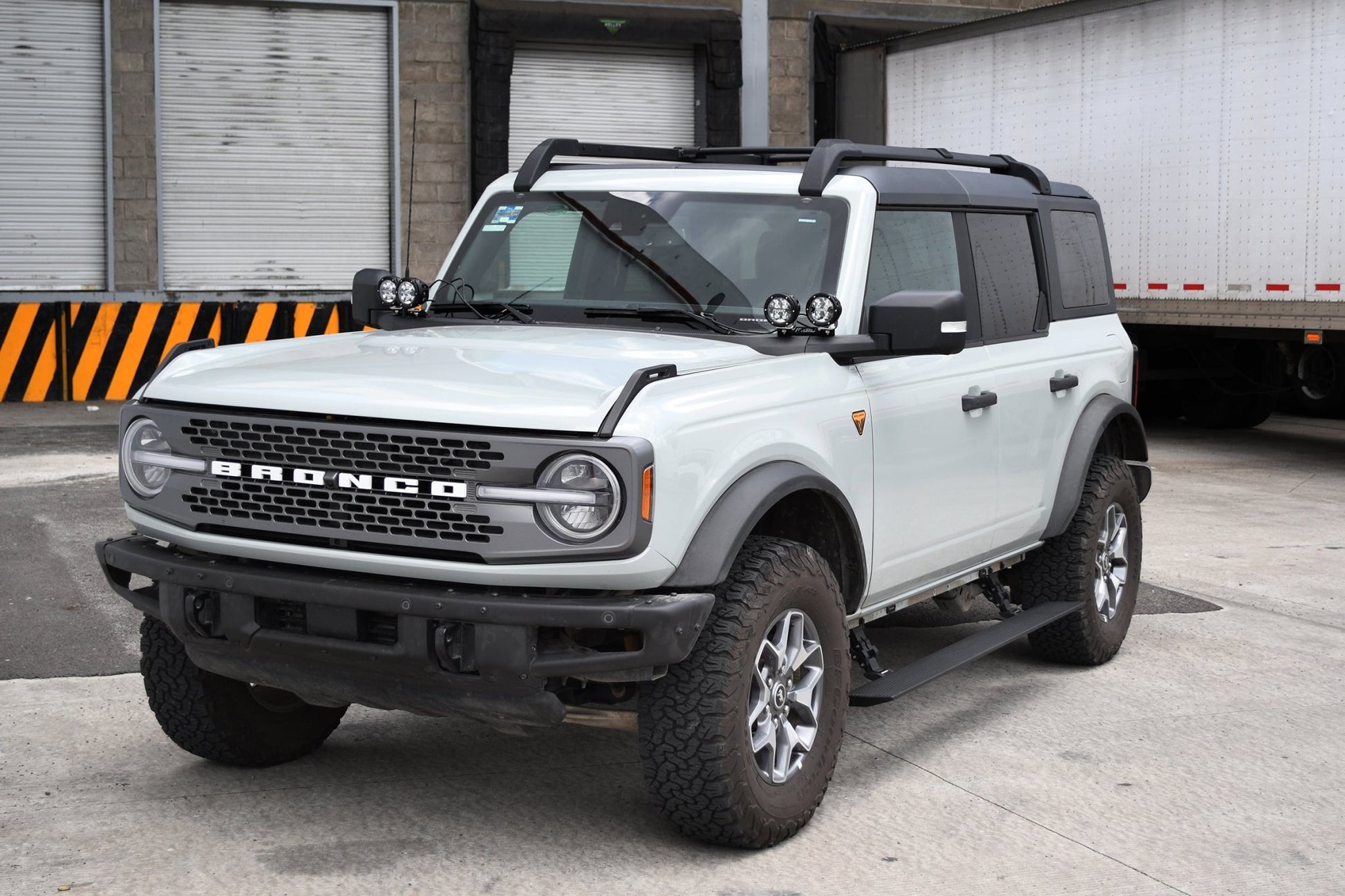Go Rhino 20412974PC 2022 Ford Bronco Everglades E1 Series Electric Running Board Kit - Rugged Truck Gear
