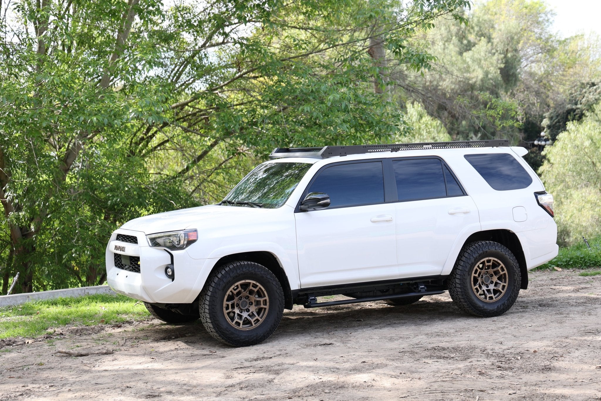 Go Rhino 20442564PC 2023 Toyota 4Runner 40th Anniversary Edition E1 Series Electric Running Board Kit - Rugged Truck Gear