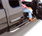 Go Rhino 4047PS 2001 - 2013 Chevy Silverado 1500 4000 Series Side Steps with Mounting Bracket Kit - Rugged Truck Gear