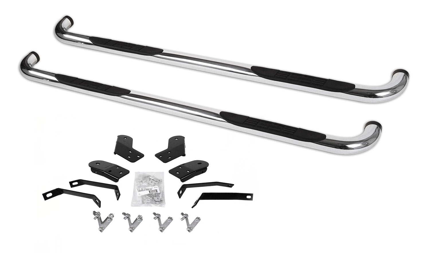 Go Rhino 4109PS 2010 - 2024 Dodge Ram 2500/3500 4000 Series Side Steps with Mounting Bracket Kit - Rugged Truck Gear