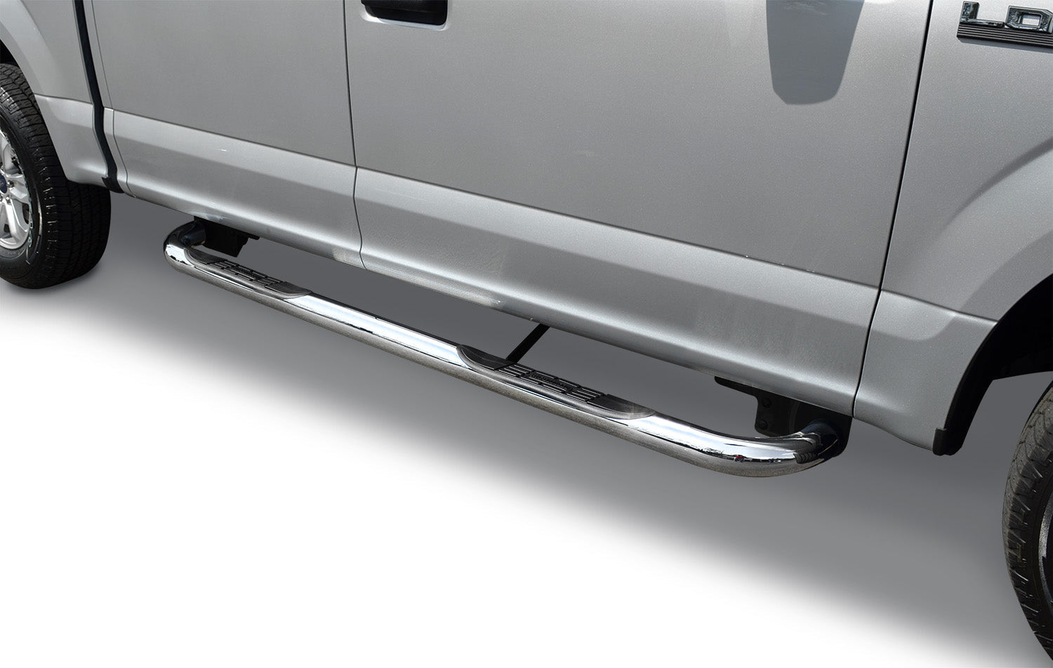 Go Rhino 4155PS 2017 Ford F150 Raptor 4000 Series Side Steps with Mounting Bracket Kit - Rugged Truck Gear