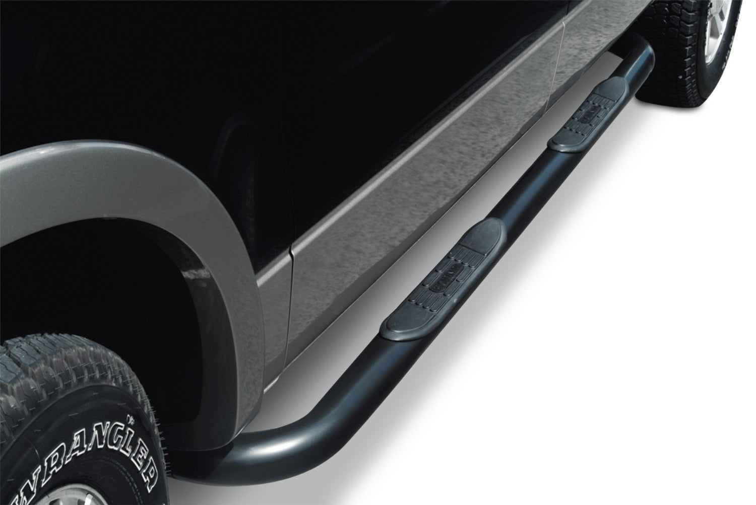 Go Rhino 4431B 2005 - 2023 Toyota Tacoma 4000 Series Side Steps with Mounting Bracket Kit - Rugged Truck Gear