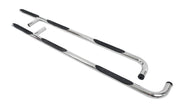 Go Rhino 61089PS 2007 - 2014 Chevy Silverado 2500 HD 6000 Series Side Steps with Mounting Bracket Kit - One - Piece - Rugged Truck Gear