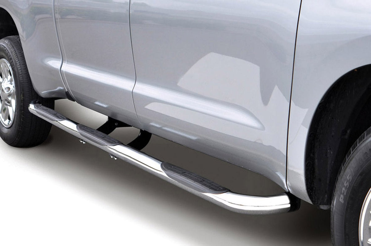 Go Rhino 61089PS 2007 - 2014 GMC Sierra 2500 HD 6000 Series Side Steps with Mounting Bracket Kit - One - Piece - Rugged Truck Gear