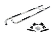 Go Rhino 61090PS 2014 - 2018 Chevy Silverado 1500 6000 Series Side Steps with Mounting Bracket Kit - One - Piece - Rugged Truck Gear