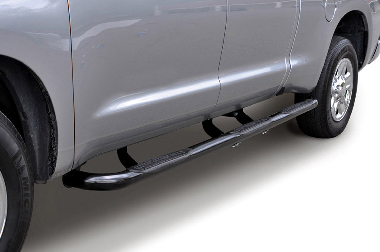 Go Rhino 61130B 2010 - 2013 Dodge Ram 2500/3500 6000 Series Side Steps with Mounting Bracket Kit - One - Piece - Rugged Truck Gear