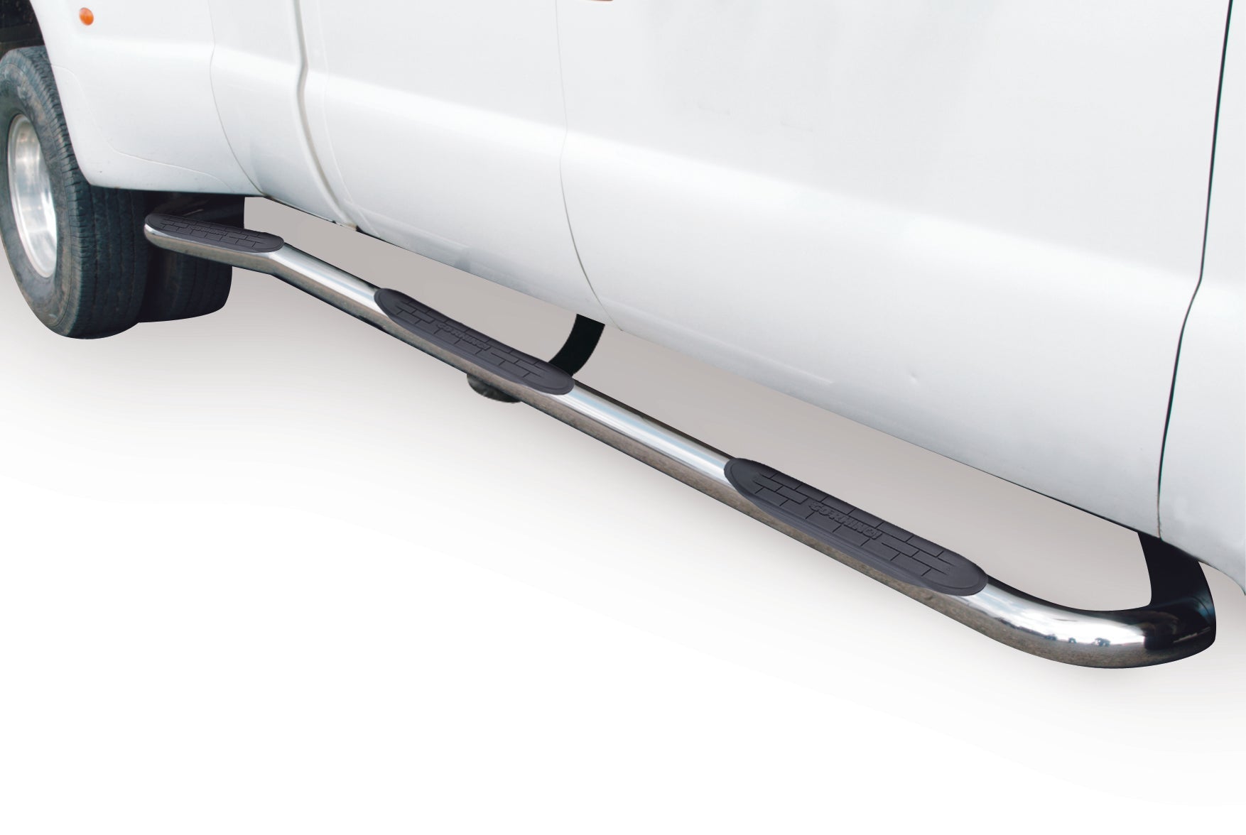 Go Rhino 62035PS 2011 GMC Sierra 3500 HD 6000 Series Side Steps with Mounting Brackets - 1 - Piece - Kickouts - Rugged Truck Gear