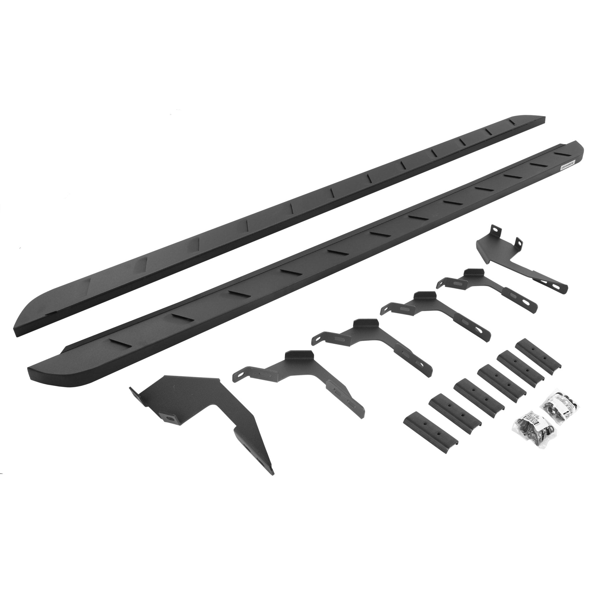 Go Rhino 63036880SPC 2024 Ford F150 Raptor RB Series RB10 Slim Line Running Boards with Mounting Bracket Kit - Rugged Truck Gear