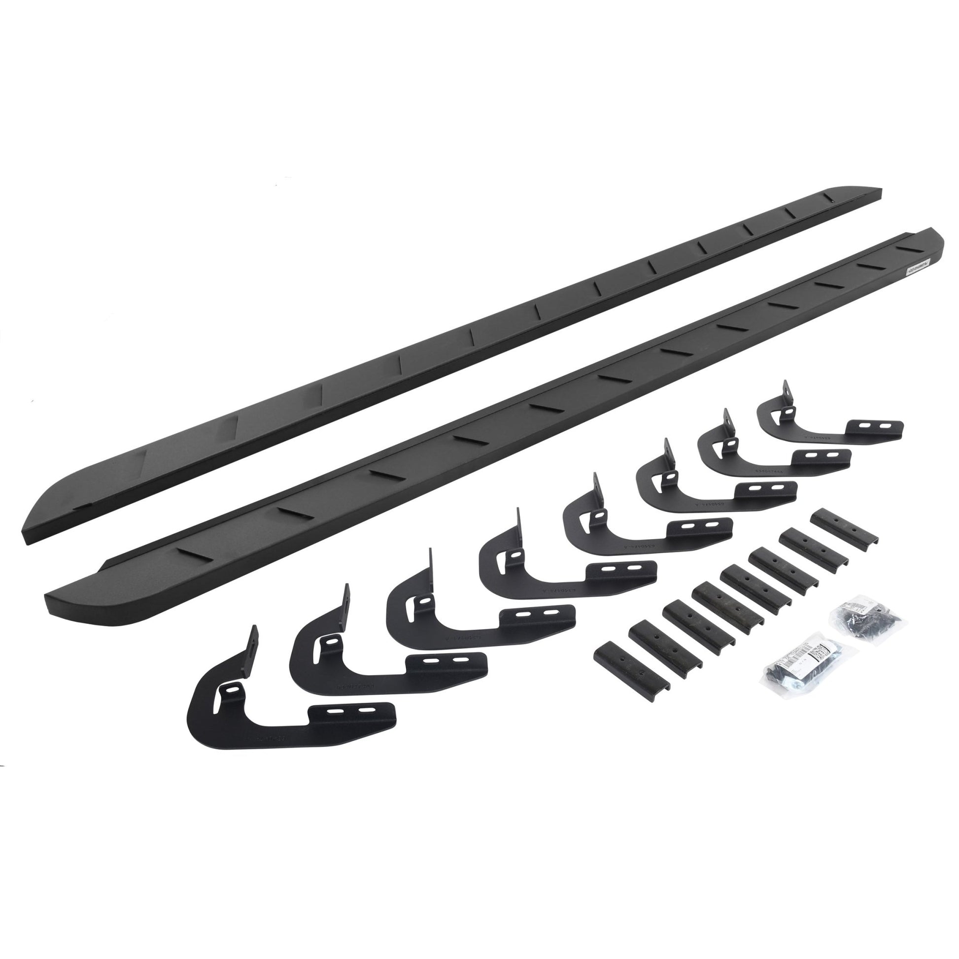 Go Rhino 63404787SPC 2014 - 2018 Chevy Silverado 1500 RB Series RB10 Slim Line Running Boards with Mounting Bracket Kit - Rugged Truck Gear