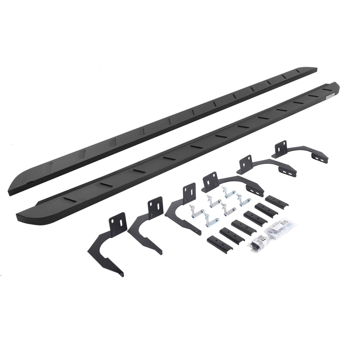 Go Rhino 63409980SPC 2009 - 2014 Dodge Ram 1500 RB Series RB10 Slim Line Running Boards with Mounting Bracket Kit - Rugged Truck Gear